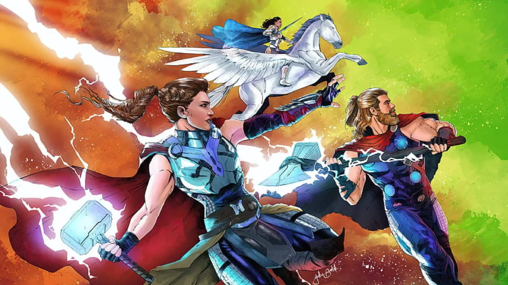 The 10 Greatest Superhero Partners in Marvel Comics - Thor And Valkyrie