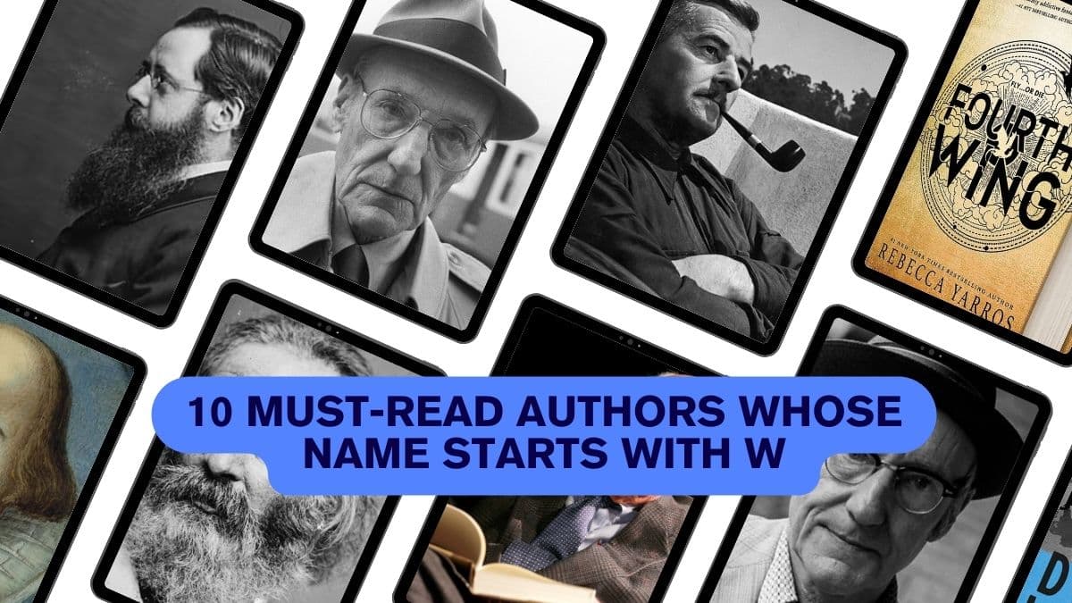 10 अवश्य पढ़ें लेखक जिनका नाम W से शुरू होता है