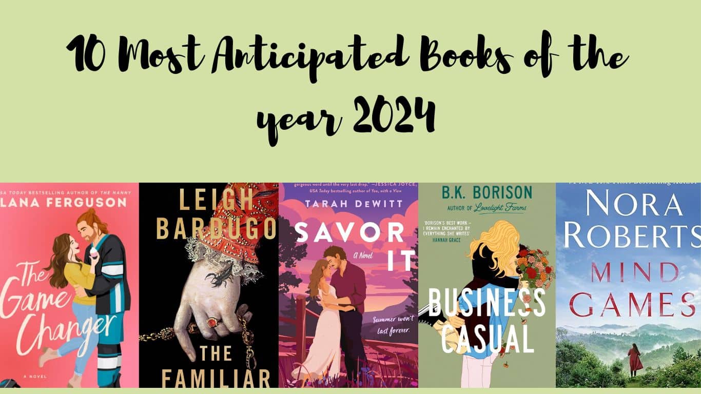 10 Most Anticipated Books of the year 2024 GoBookMart