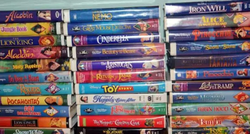 List of 10 Disney VHS Tapes with the Highest Values