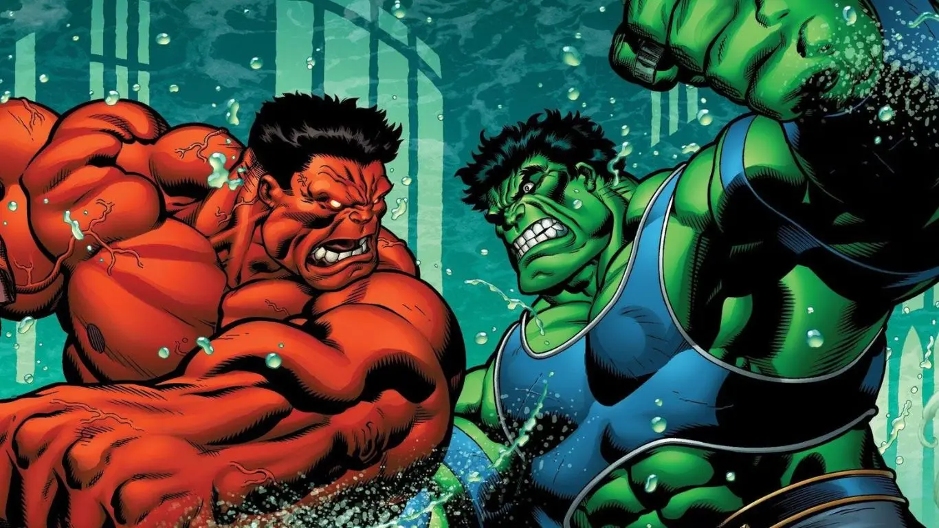 Marvel Superheroes and Their Top Rivals -Hulk vs. General Thunderbolt Ross/Red Hulk