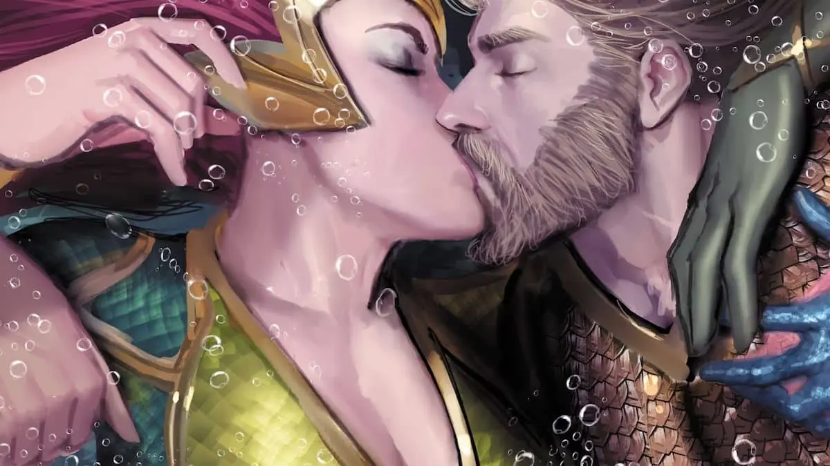 Arthur Curry (Aquaman) and Mera