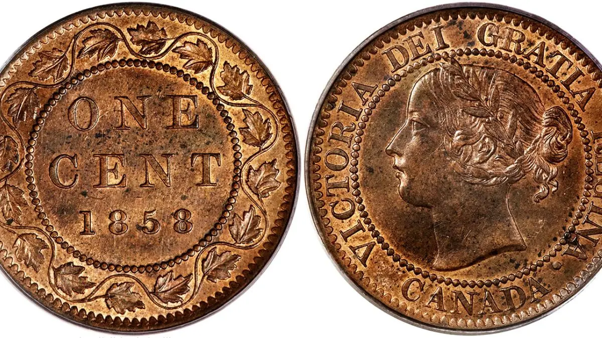 1858 - First Canadian Coins