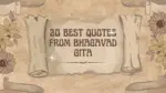 20 Best Quotes from Bhagavad Gita