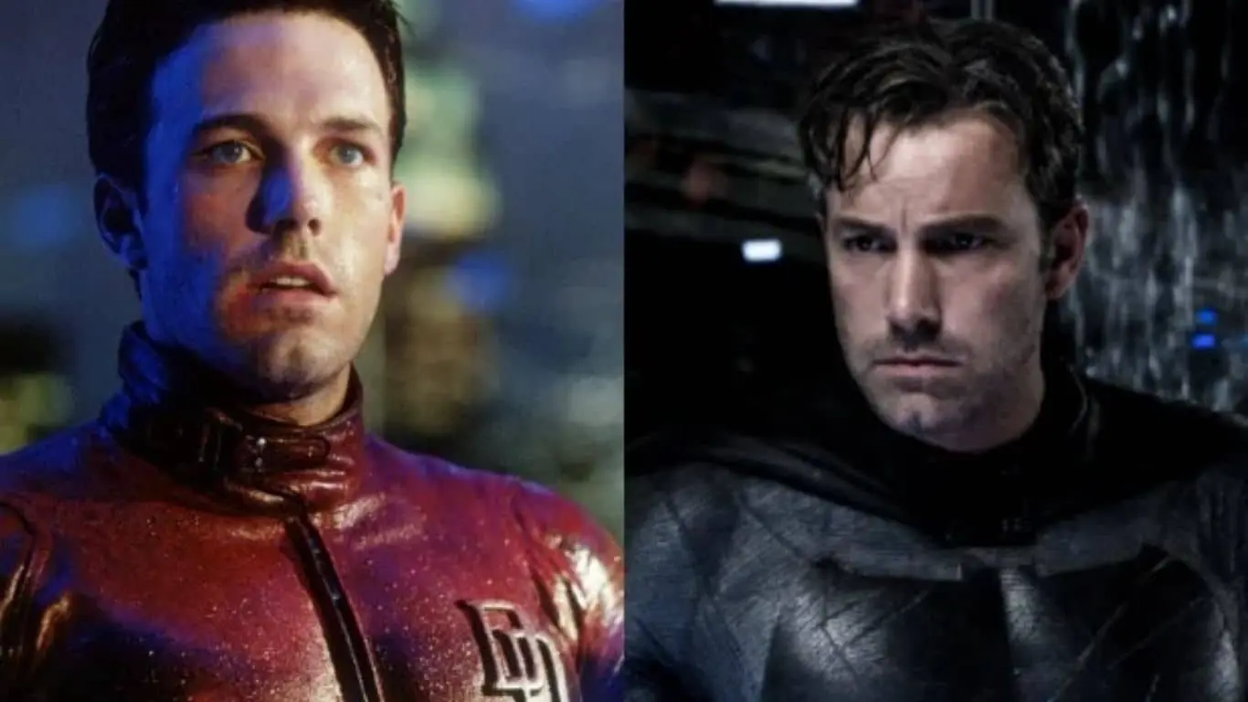 Actors Who Have Taken on multiple Superhero Roles in Movies - Ben Affleck: Daredevil and The Dark Knight