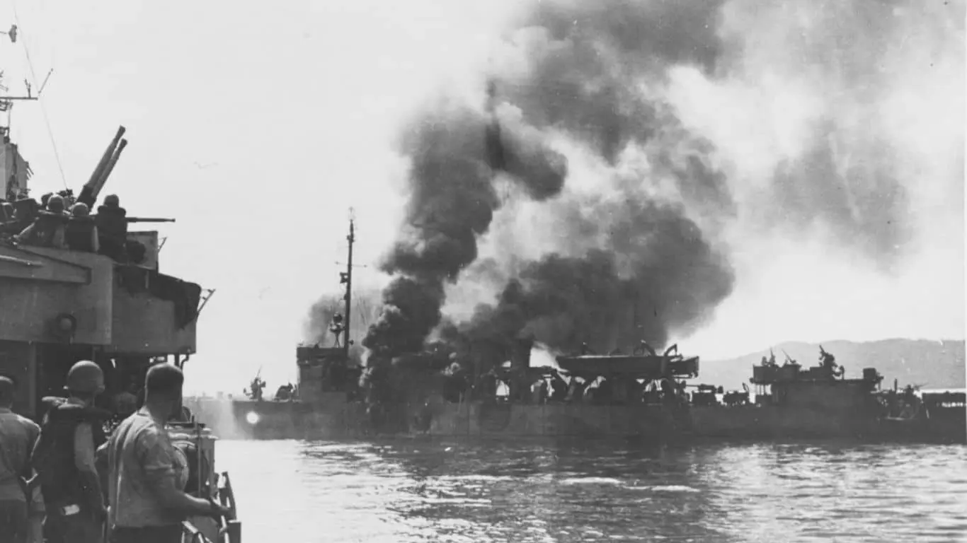 Major Historical Events on December 15 - Today in History - 1944 - Battle of Mindoro in WWII