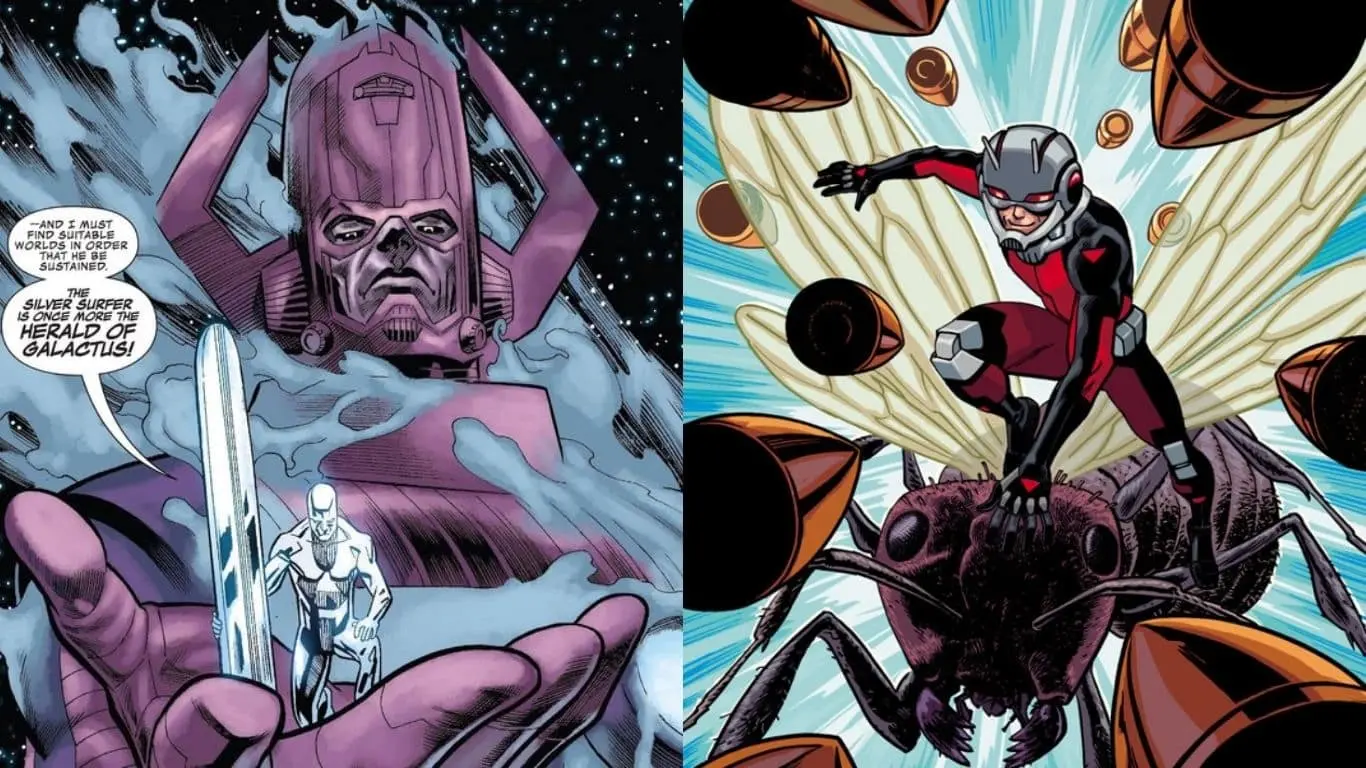 Marvel's Top 10 Absurd Supervillain Defeats You Won't Believe - Galactus Thwarted by Ant-Man
