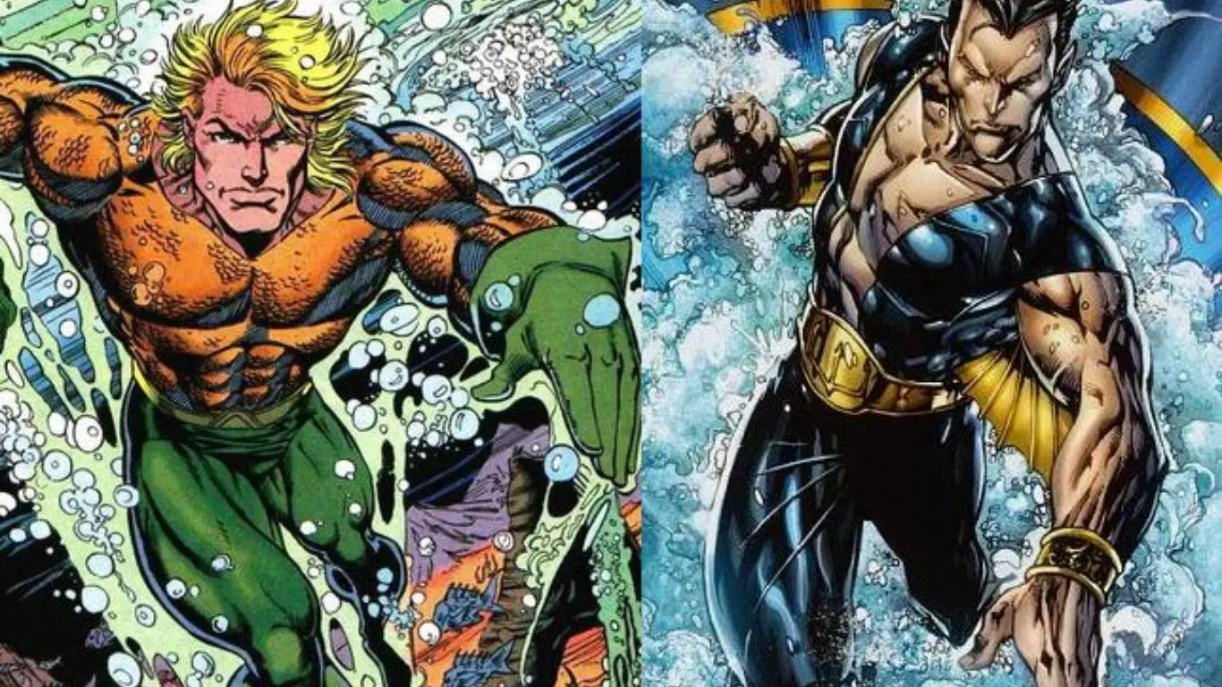 Namor the Sub-Mariner (Marvel) and Aquaman (DC) - Kings of the Seven Seas