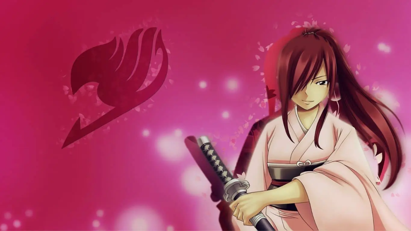 Top 10 Iconic Sword Masters in Anime and Manga - Erza Scarlet - "Fairy Tail"