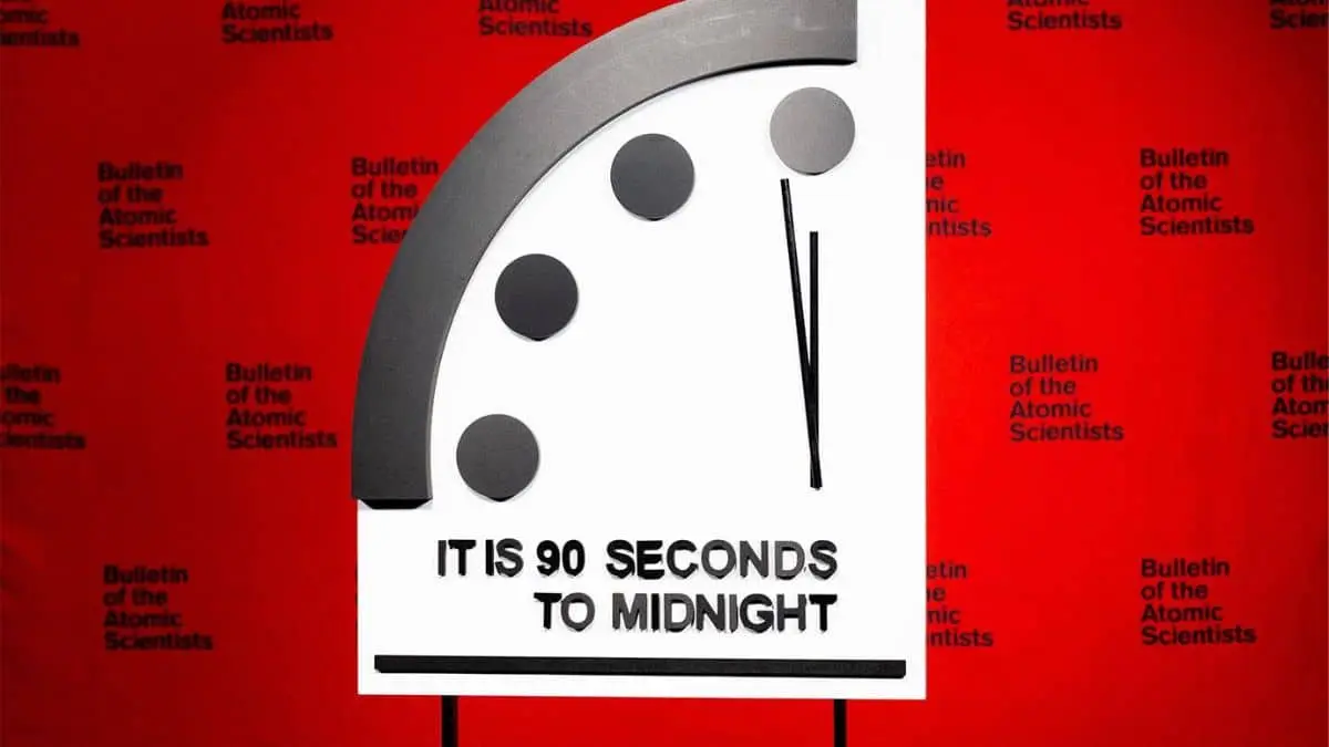 Major Historical Events on January 24 - Today in History - 2023: Doomsday Clock Reset