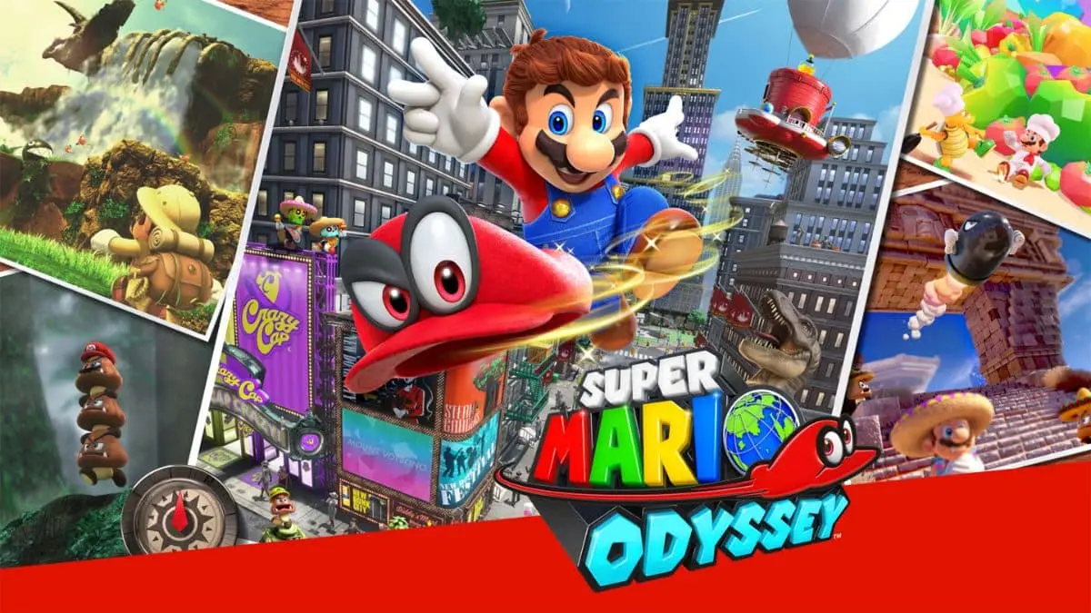 Ranking 10 Best Super Mario Games of All Time - Super Mario Odyssey (Switch)