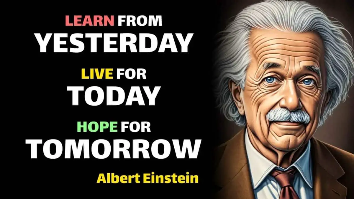 The essence of living a fulfilling life lies in understanding and embodying a simple yet profound philosophy: "Learn from yesterday, live for today, hope for tomorrow."