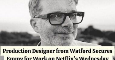 Production Designer from Watford Secures Emmy for Work on Netflix's Wednesday