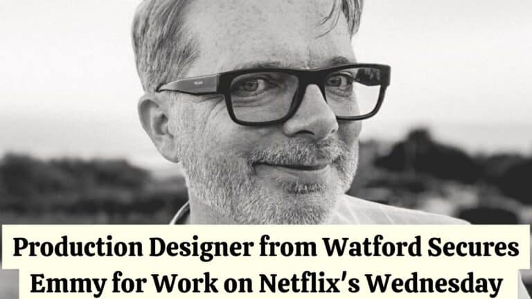 El diseñador de producción de Watford obtiene el Emmy por su trabajo en el miércoles de Netflix