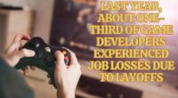 Last year, about one-third of game developers experienced job losses due to layoffs