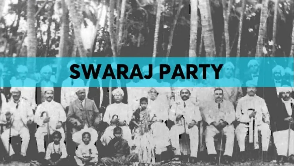 1923 - Swaraj Party Founded