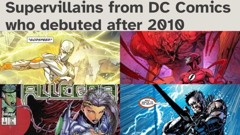 Super-vilains de DC Comics qui ont fait leurs débuts après 2010