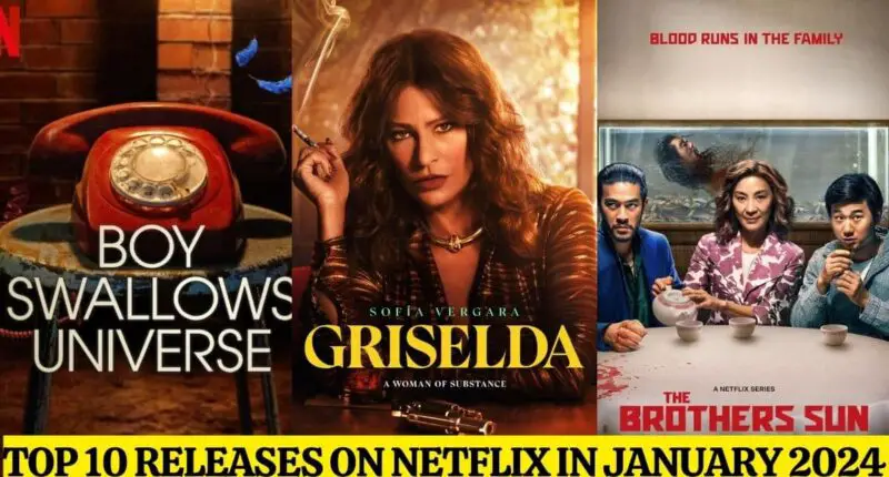 Top 10 Releases on Netflix in January 2024