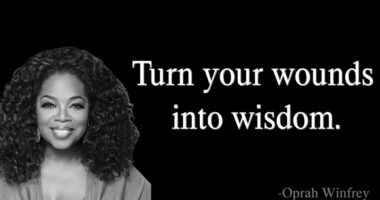 Turn your wounds into wisdom