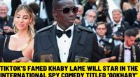 TikTok's famed Khaby Lame will star in the international spy comedy titled ‘00Khaby’