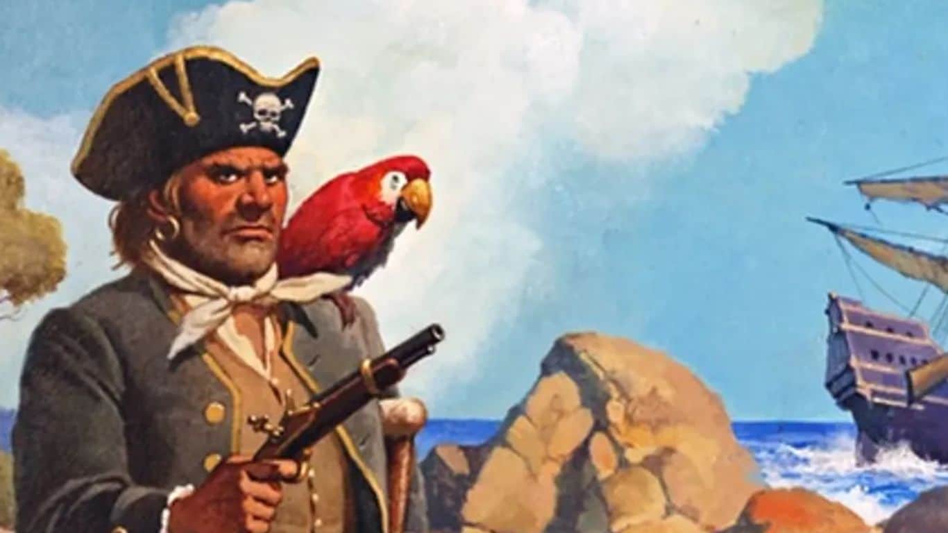 10 personajes memorables de libros cuyos nombres comienzan con 'L' - Long John Silver de "La isla del tesoro"
