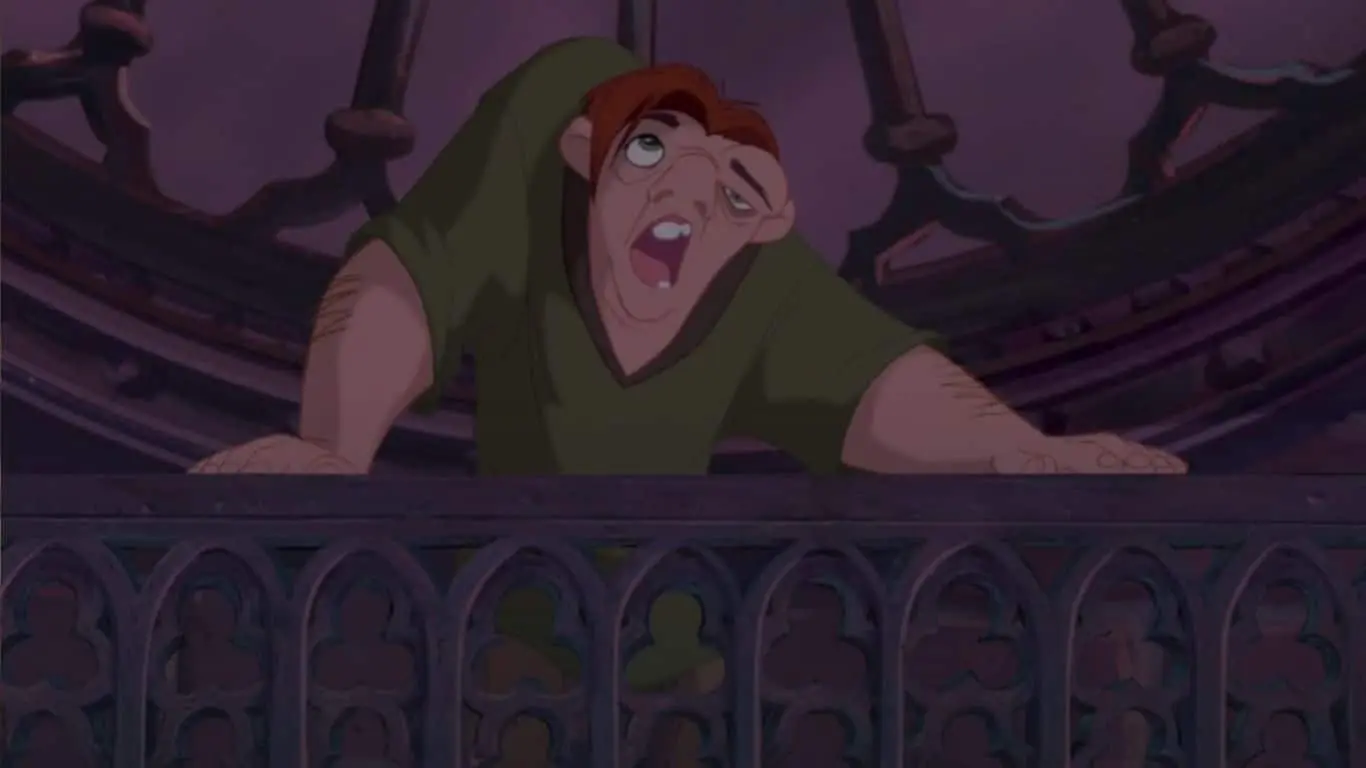 Quasimodo ("The Hunchback of Notre Dame" by Victor Hugo)