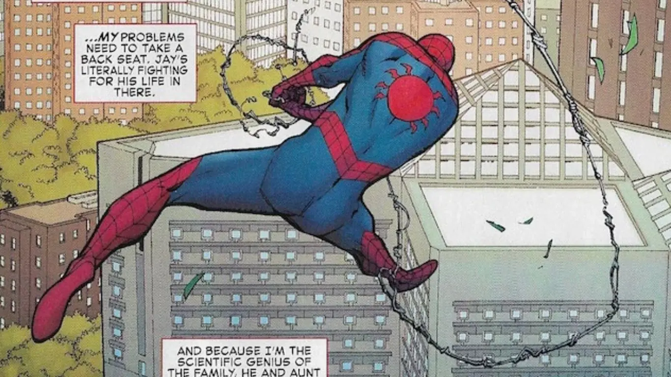 10 Most Impressive Upgrades to Spider-Man's Web-Shooters - Quick-Drying Cement Webbing