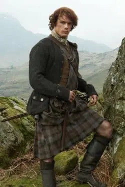 Top 10 Most Romantic Male Character From The World Of Literature To Learn Romance This Valentine's Day - Jamie Fraser from "Outlander" series