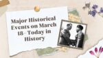 Major Historical Events on March 18- Today in History