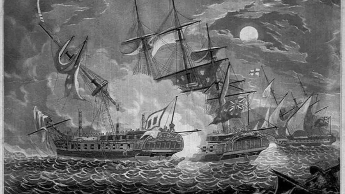 1708: French Fleet in Fife