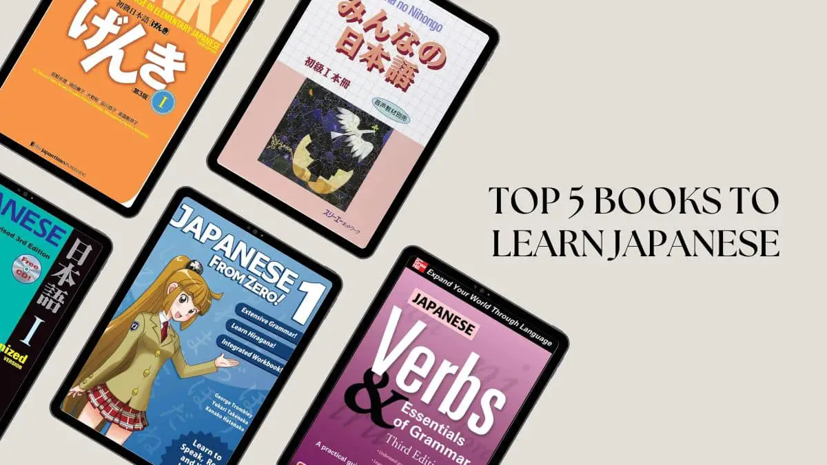 Top 5 Books To Learn Japanese