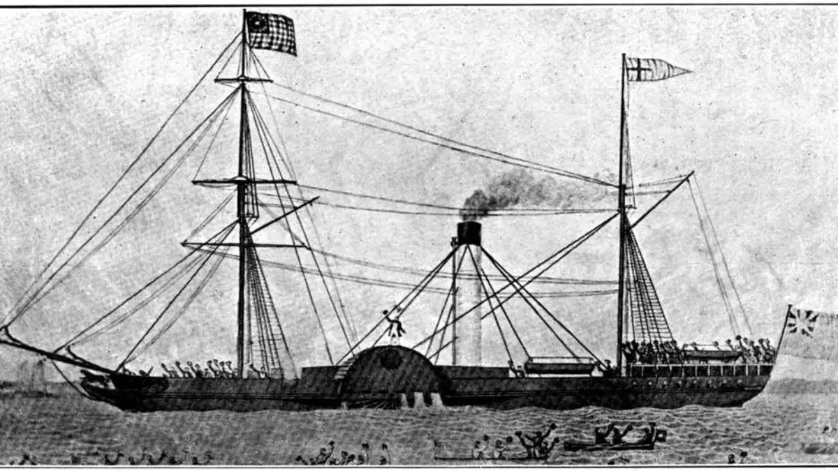 Major Historical Events on April 8 - The Dawn of Transatlantic Steam Navigation - 1838 AD