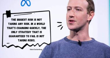 The biggest risk is not taking any risk. In a world that's changing quickly, the only strategy that is guaranteed to fail is not taking risks.