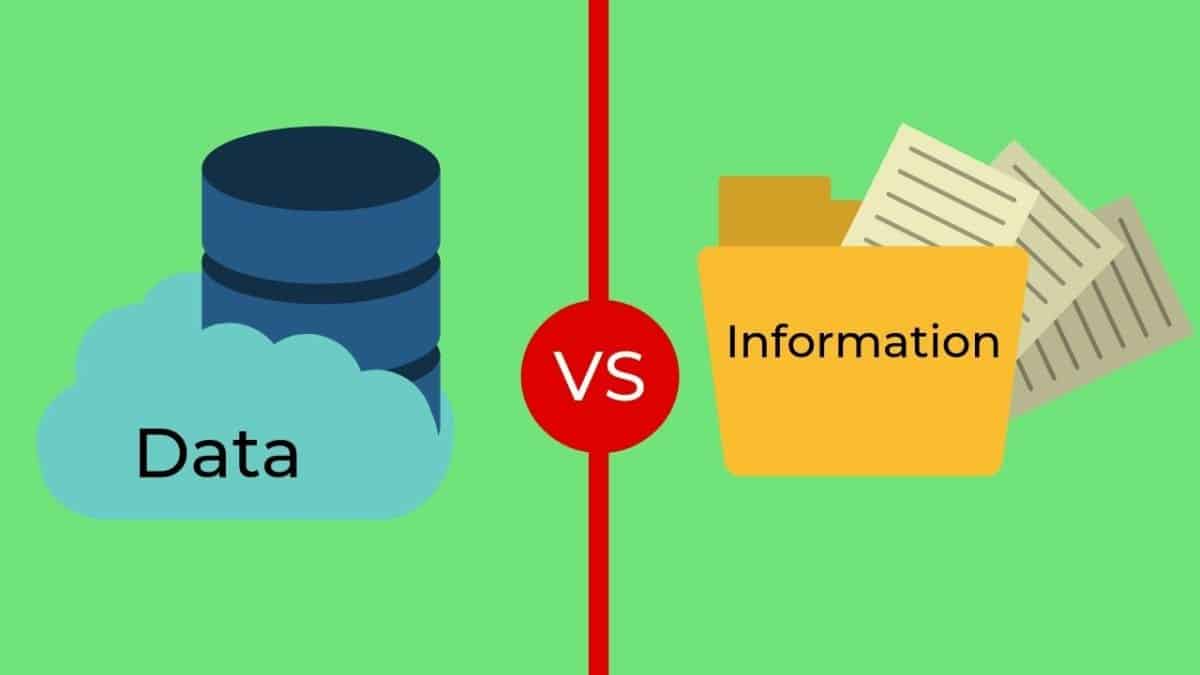 Difference Between Data and Information