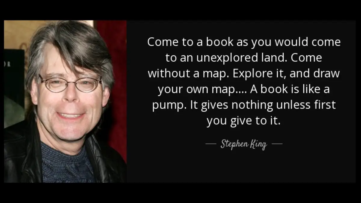 Come to a book as you would come to an unexplored land. Come without a map. Explore it, and draw your own map.