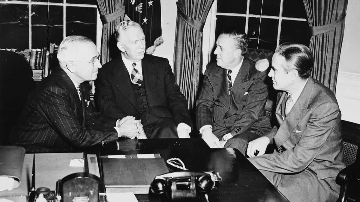 Major Historical Events on April 3 - Marshall Plan Enactment - 1948 AD