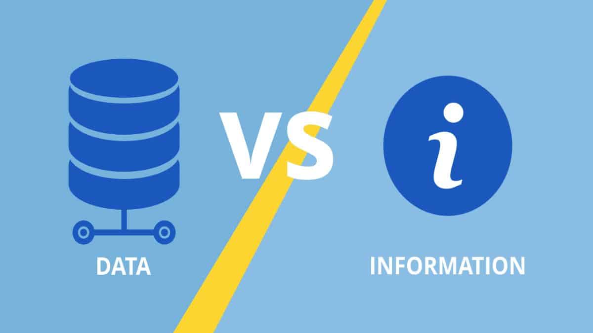 Comparative Analysis - Difference Between Data and Information