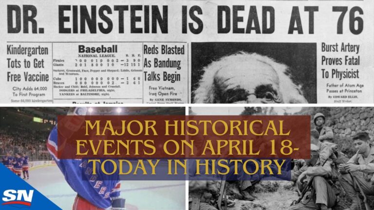 Major Historical Events on April 18- Today in History