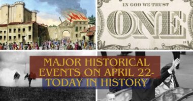 Major Historical Events on April 22- Today in History