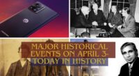 Major Historical Events on April 3- Today in History