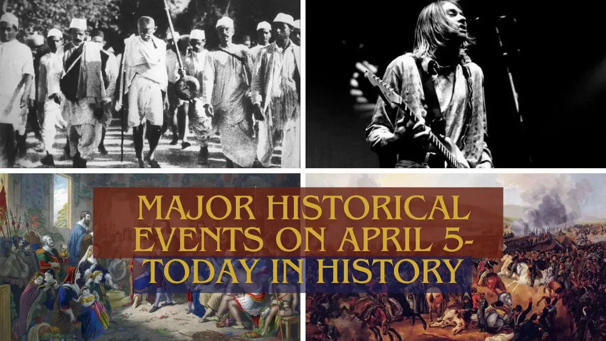 Major Historical Events on April 5- Today in History
