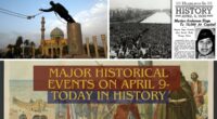 Major Historical Events on April 9- Today in History