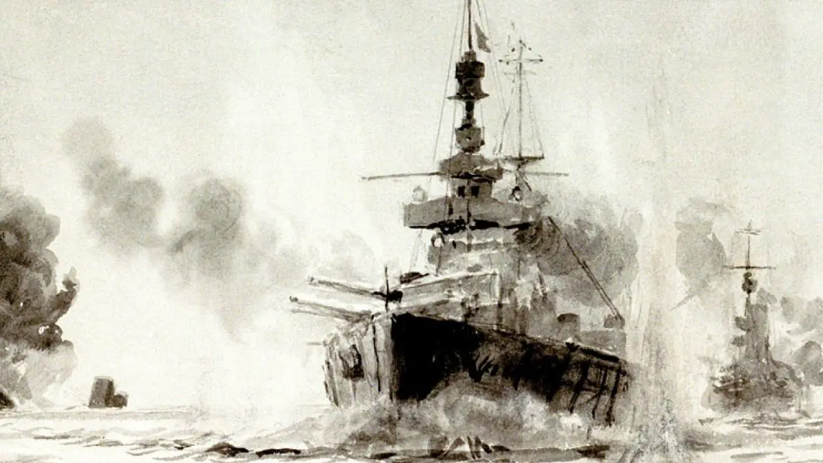 Commencement of the Battle of Jutland - 1916 AD