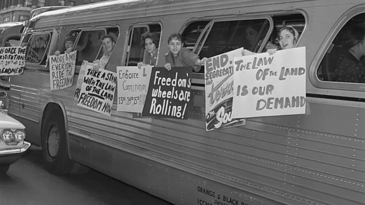 Major Historical Events on May 4 - Journey for Equality: The First Freedom Ride - 1961 AD