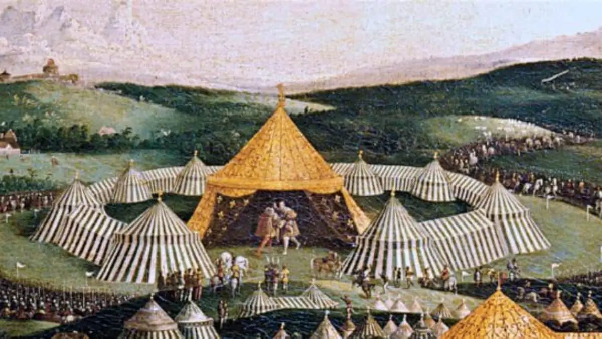 Major Historical Events on June 7 - Field of the Cloth of Gold - 1520 AD