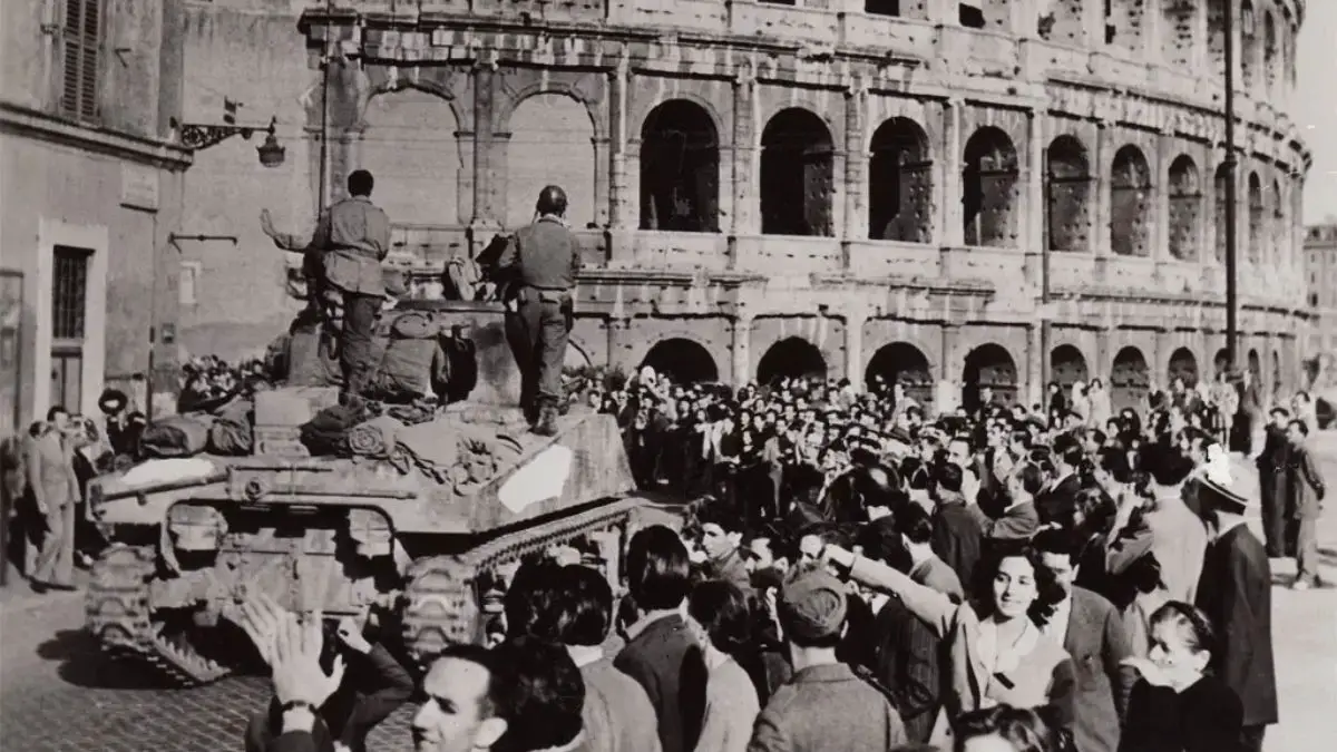 Allied Entry into Rome - 1944 AD