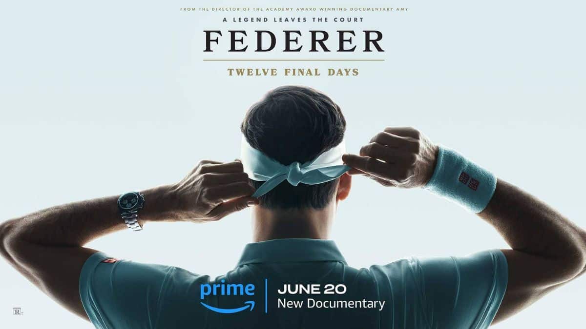 Most Anticipated Amazon Prime Video Originals Releasing in June 2024 - Federer: Twelve Final Days - June 20 