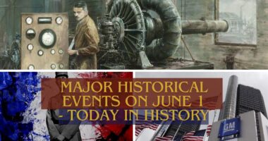 Major Historical Events on June 1- Today in History