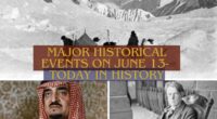 Major Historical Events on June 13- Today in History