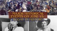 Major Historical Events on June 15- Today in History